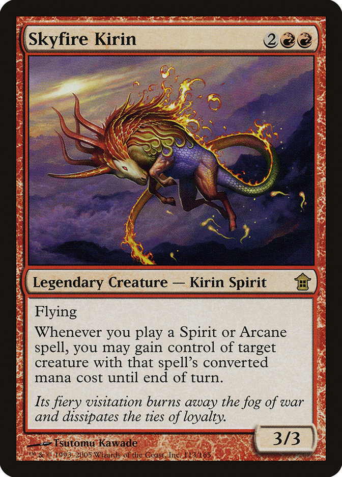 Skyfire Kirin [Saviors of Kamigawa] | Dumpster Cat Games