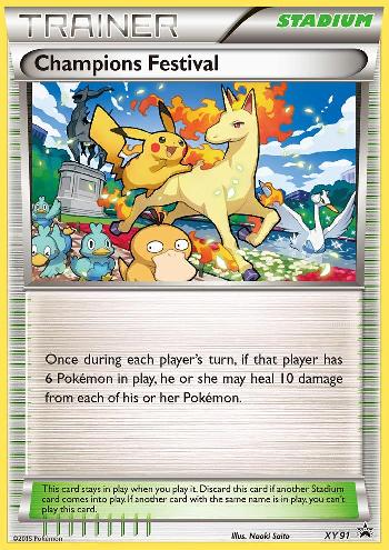 Champions Festival (XY91) (2015) [XY: Black Star Promos] | Dumpster Cat Games