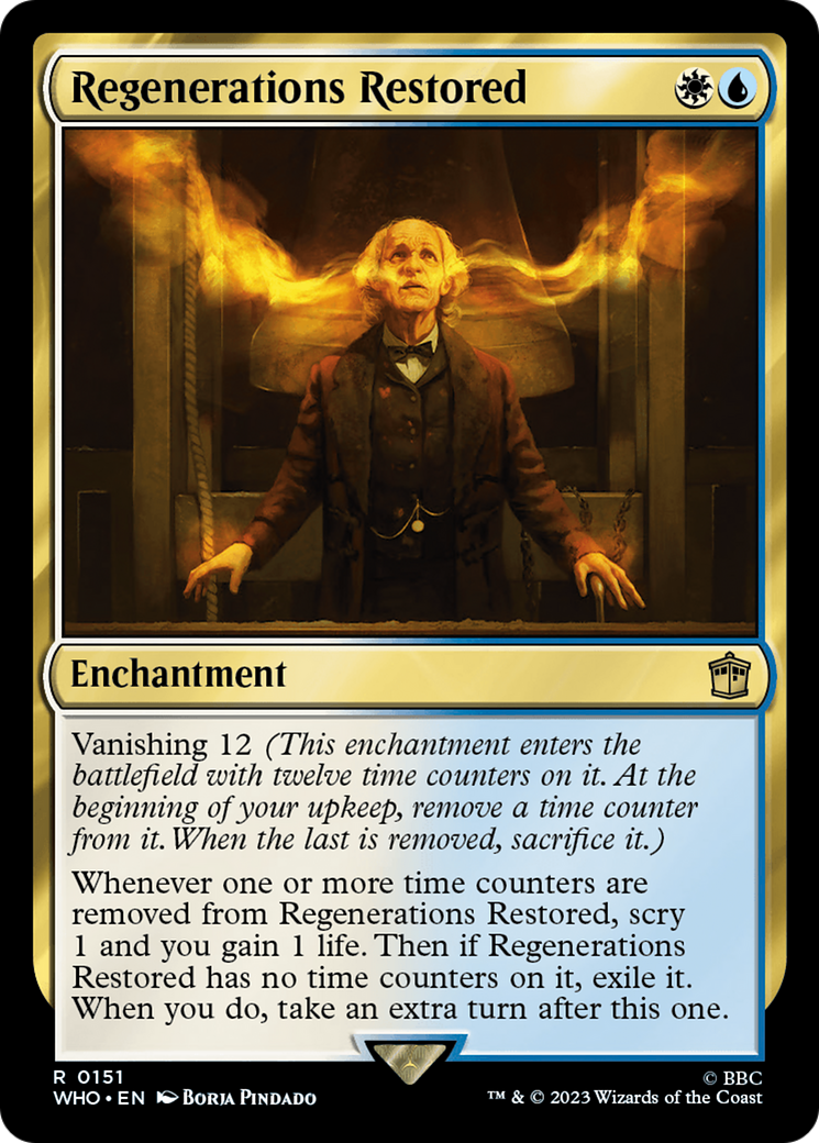 Regenerations Restored [Doctor Who] | Dumpster Cat Games