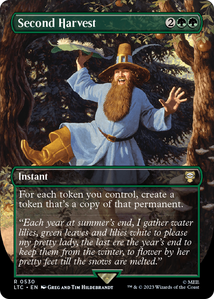 Second Harvest (Borderless) [The Lord of the Rings: Tales of Middle-Earth Commander] | Dumpster Cat Games