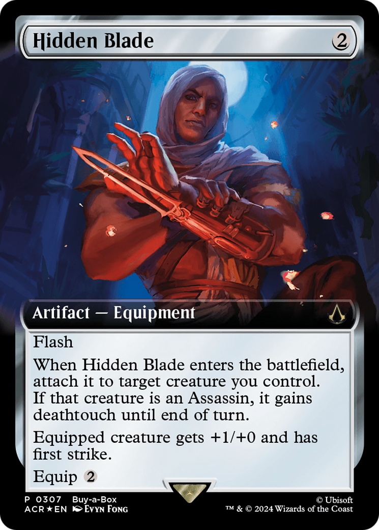 Hidden Blade (Extended Art) [Assassin's Creed Promos] | Dumpster Cat Games