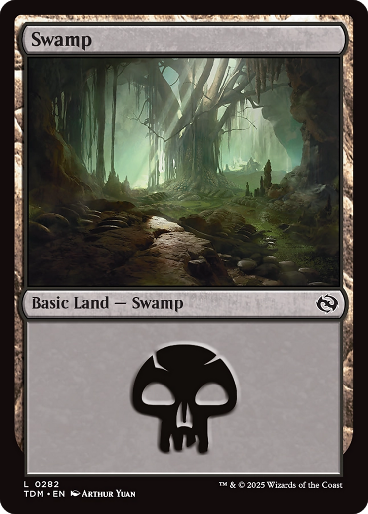 Swamp (0282) [Tarkir: Dragonstorm] | Dumpster Cat Games