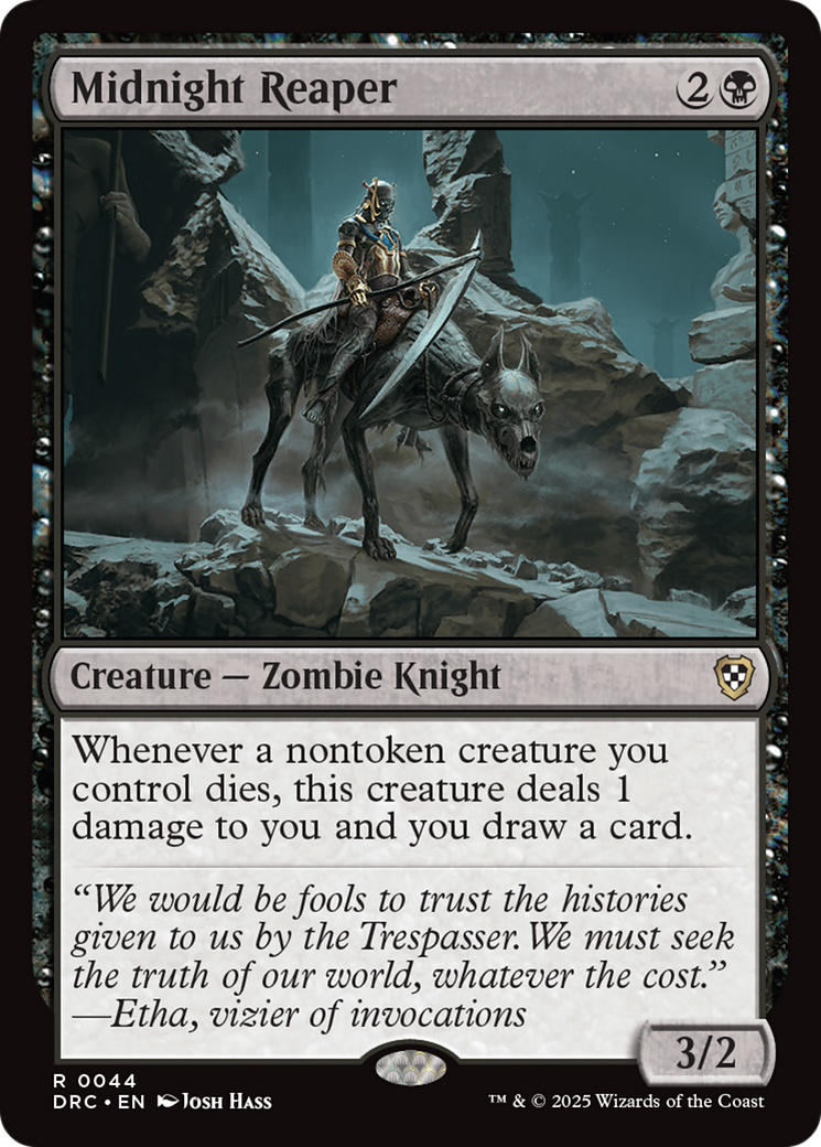 Midnight Reaper [Aetherdrift Commander] | Dumpster Cat Games