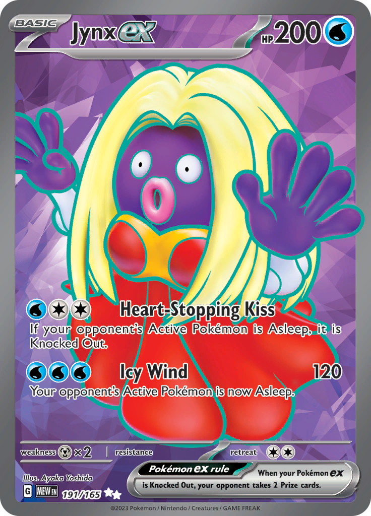 Jynx ex (191/165) [Scarlet & Violet 151] | Dumpster Cat Games