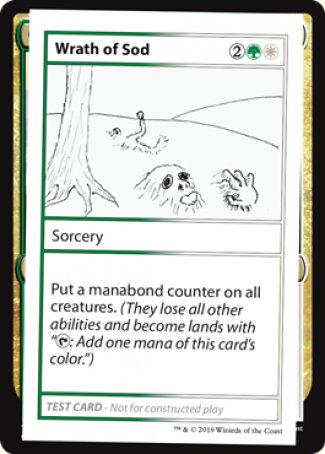 Wrath of Sod (2021 Edition) [Mystery Booster Playtest Cards] | Dumpster Cat Games