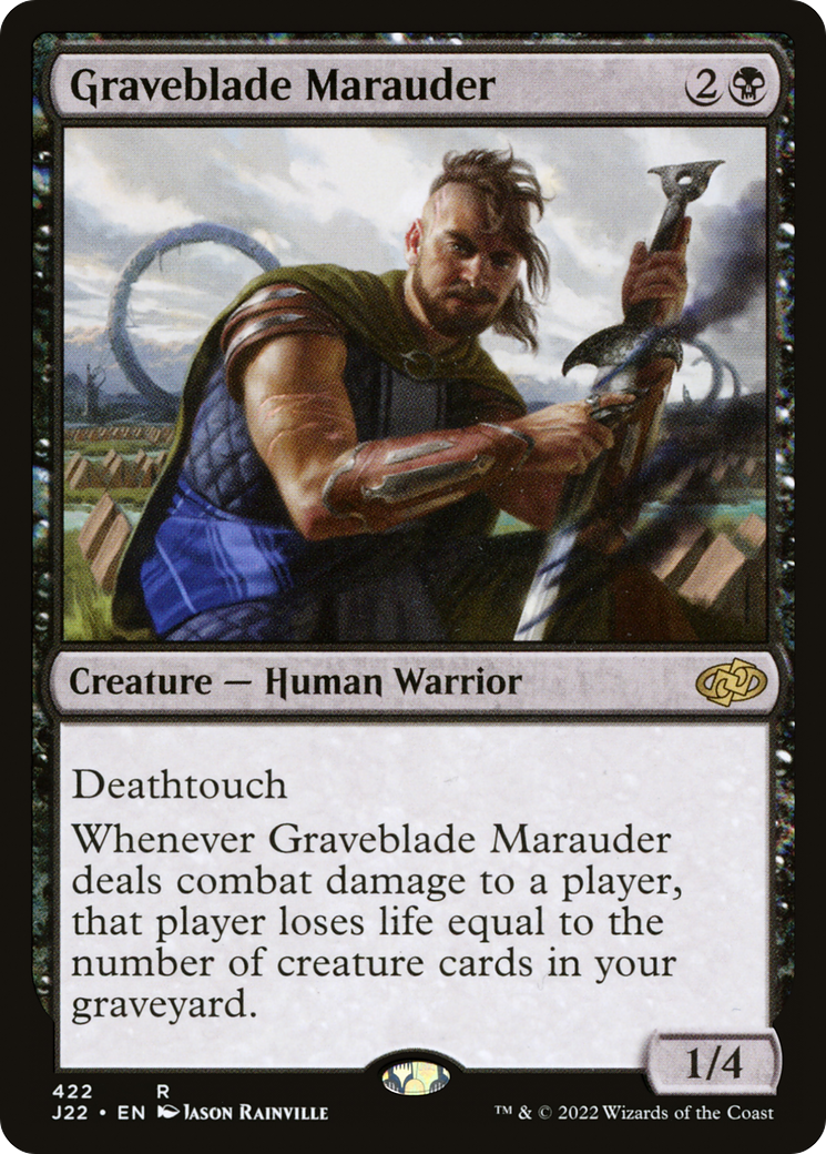 Graveblade Marauder [Jumpstart 2022] | Dumpster Cat Games