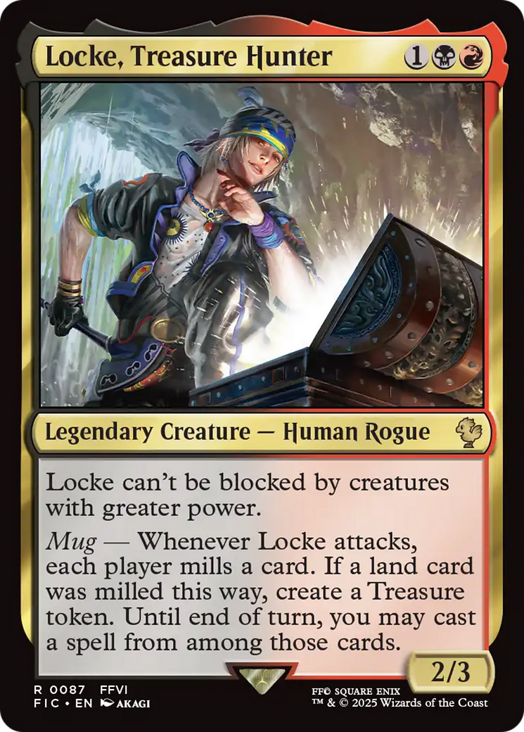 Locke, Treasure Hunter [FINAL FANTASY Commander] | Dumpster Cat Games