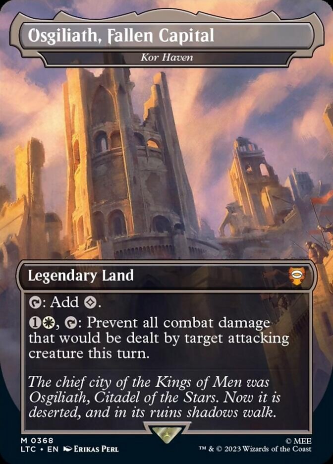 Osgiliath, Fallen Capital - Kor Haven [The Lord of the Rings: Tales of Middle-Earth Commander] | Dumpster Cat Games