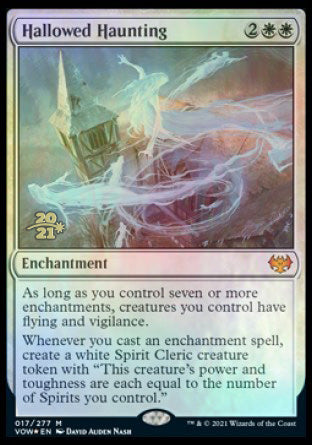 Hallowed Haunting [Innistrad: Crimson Vow Prerelease Promos] | Dumpster Cat Games