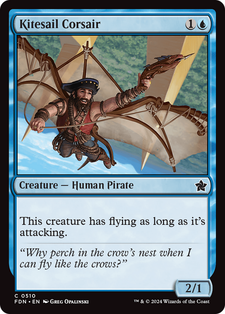 Kitesail Corsair [Foundations] | Dumpster Cat Games