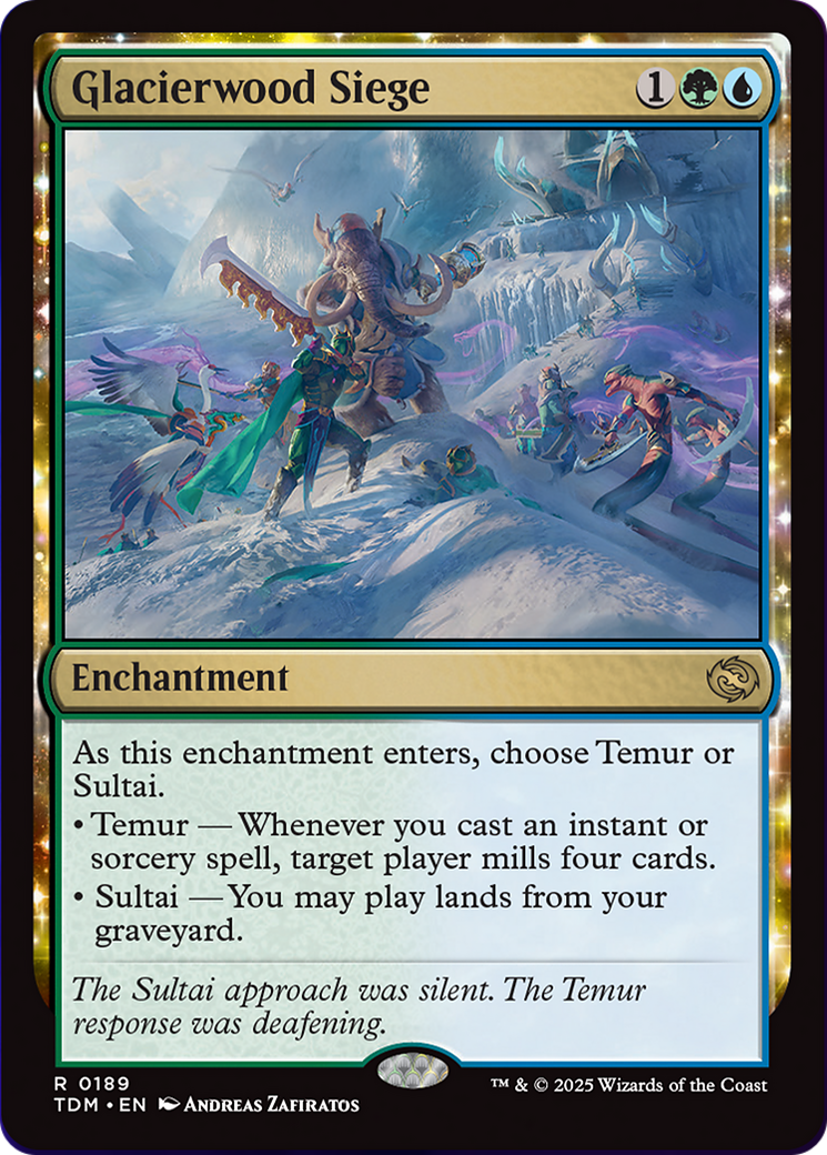 Glacierwood Siege [Tarkir: Dragonstorm] | Dumpster Cat Games