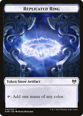 Elf Warrior // Replicated Ring Double-Sided Token [Kaldheim Tokens] | Dumpster Cat Games