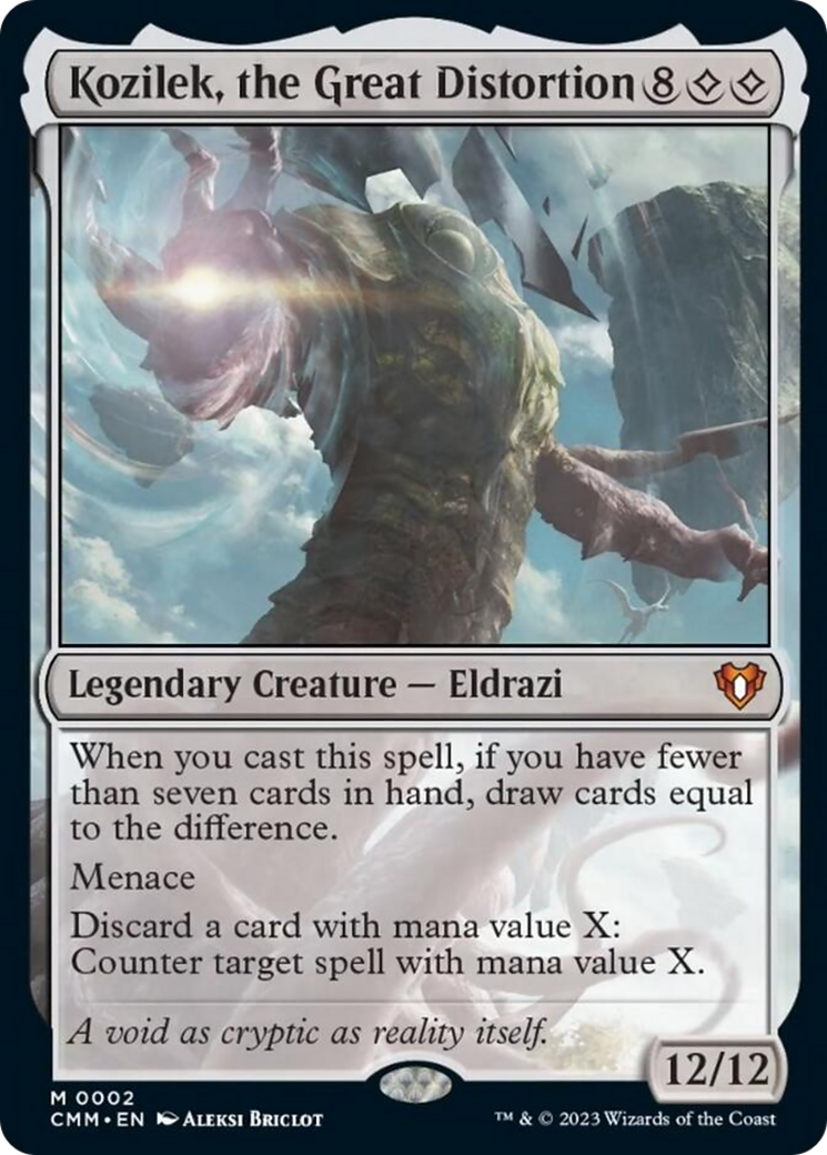 Kozilek, the Great Distortion [Commander Masters] | Dumpster Cat Games