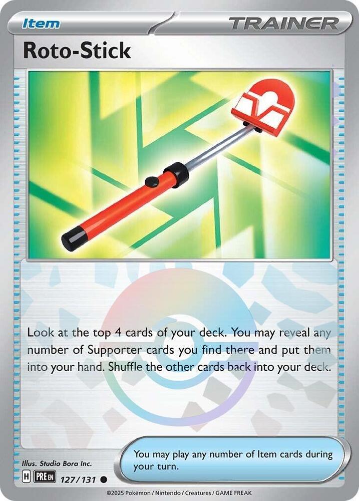 Roto-Stick (127/131) (Poke Ball Pattern) [Scarlet & Violet: Prismatic Evolutions] | Dumpster Cat Games