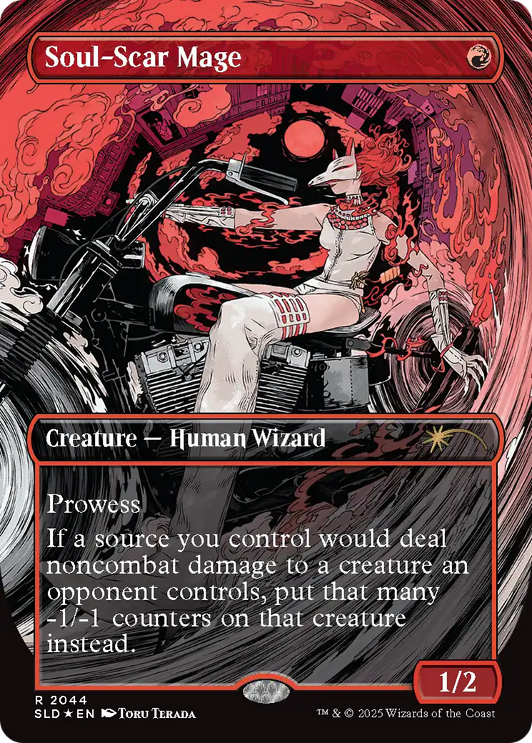 Soul-Scar Mage (2044) (Raised Foil) [Secret Lair Drop Series] | Dumpster Cat Games