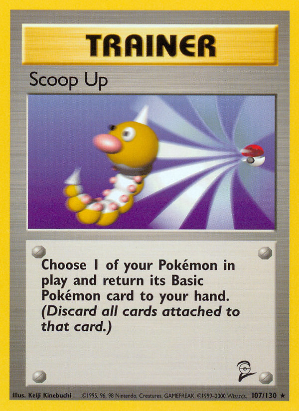 Scoop Up (107/130) [Base Set 2] | Dumpster Cat Games