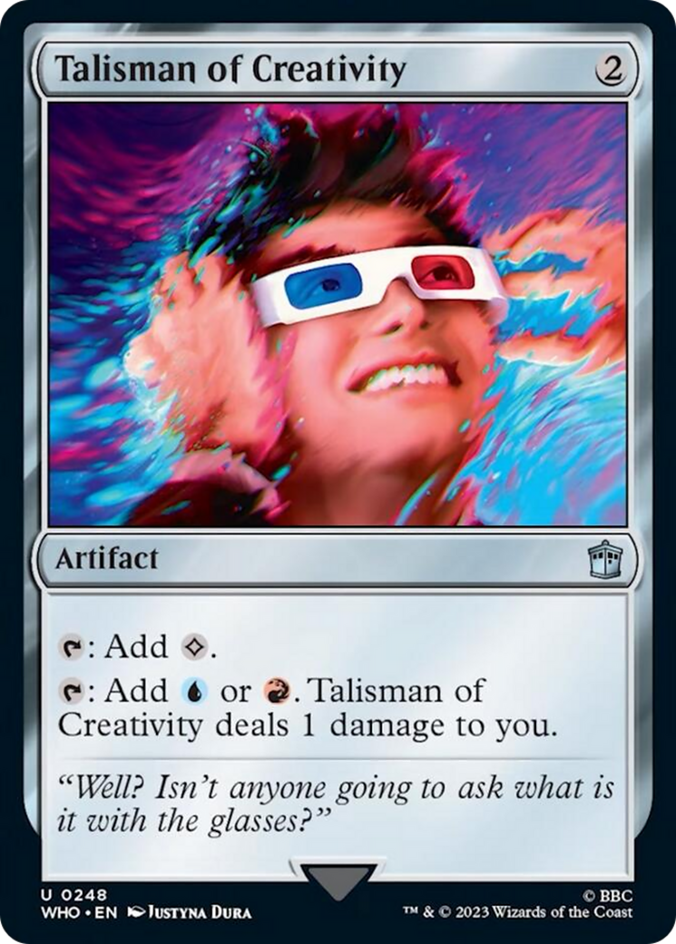 Talisman of Creativity [Doctor Who] | Dumpster Cat Games