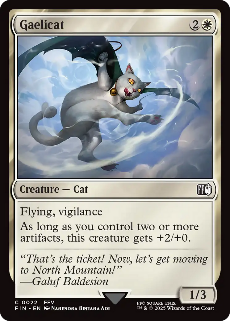 Gaelicat [FINAL FANTASY] | Dumpster Cat Games