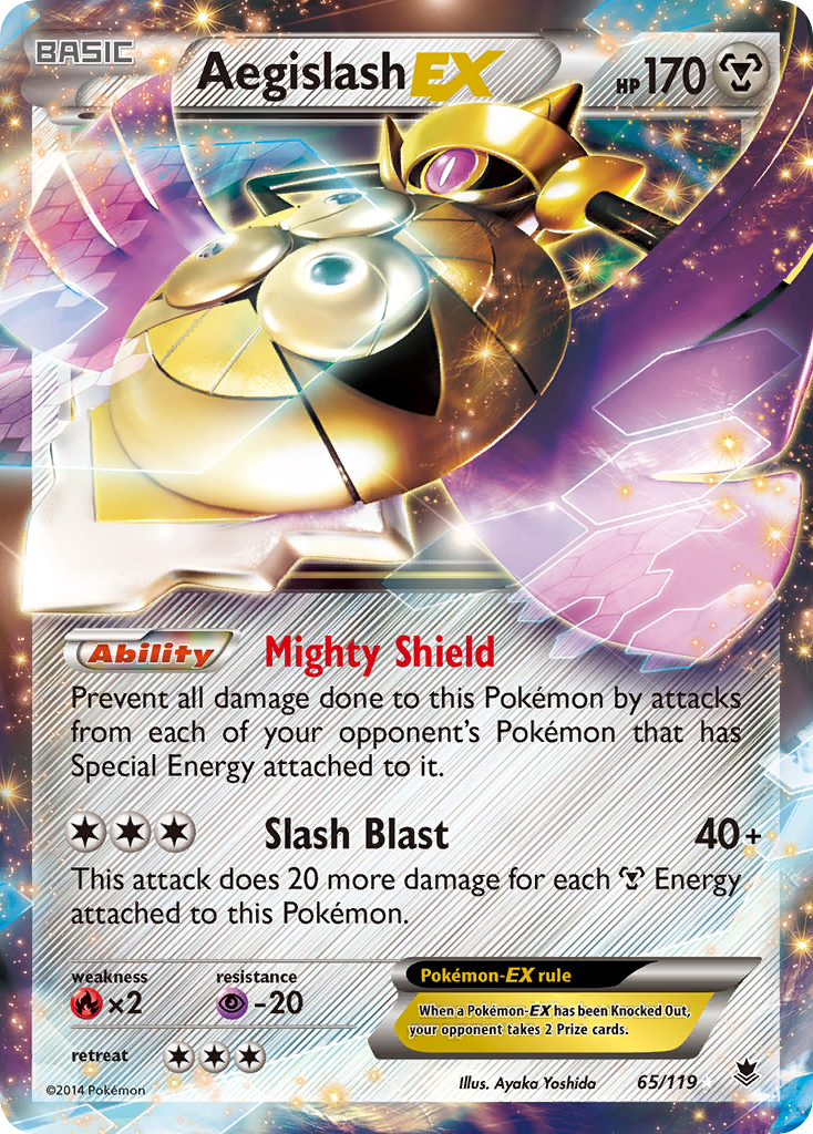 Aegislash EX (65/119) [XY: Phantom Forces] | Dumpster Cat Games