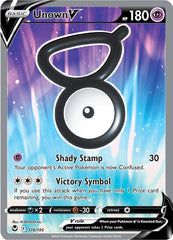 Unown V (176/195) [Sword & Shield: Silver Tempest] | Dumpster Cat Games