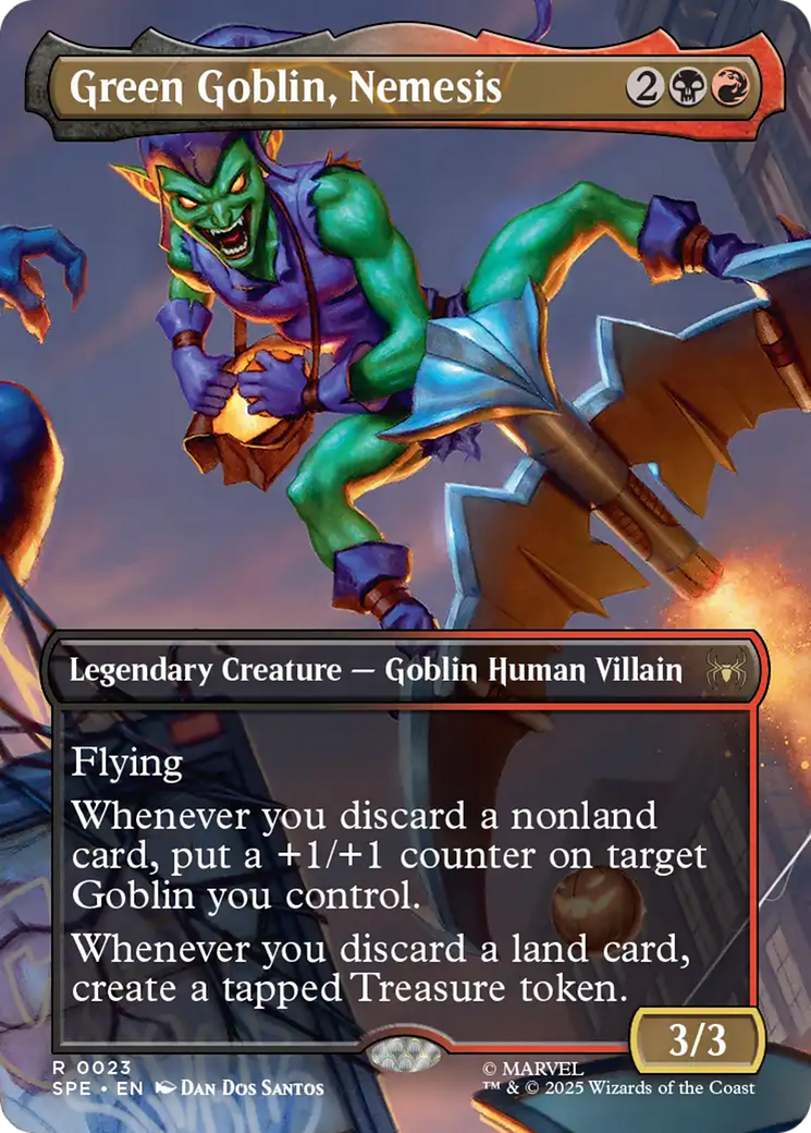 Green Goblin, Nemesis (Borderless) [Marvel's Spider-Man: Eternal-Legal] | Dumpster Cat Games