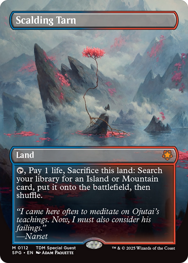 Scalding Tarn (Borderless) [Tarkir: Dragonstorm Special Guests] | Dumpster Cat Games