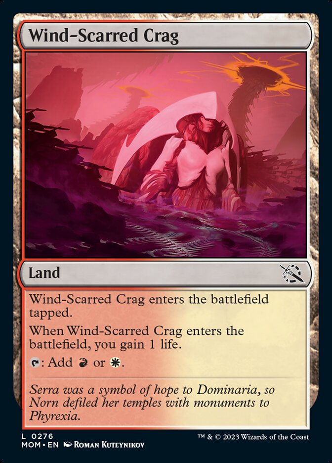 Wind-Scarred Crag [March of the Machine] | Dumpster Cat Games
