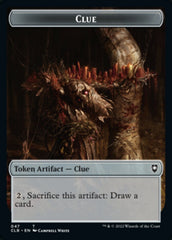 Shapeshifter (022) // Clue Double-Sided Token [Commander Legends: Battle for Baldur's Gate Tokens] | Dumpster Cat Games