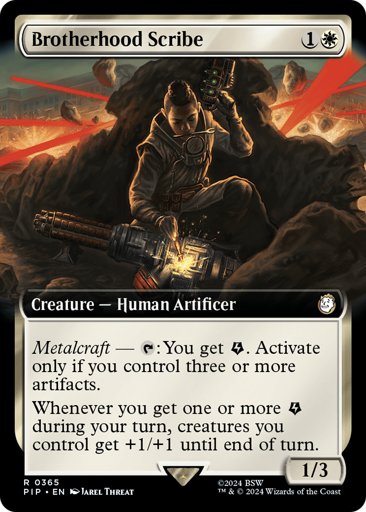Brotherhood Scribe (Extended Art) [Fallout] | Dumpster Cat Games