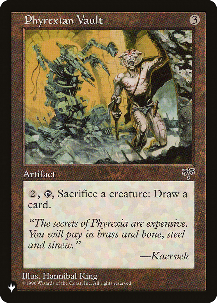 Phyrexian Vault [The List] | Dumpster Cat Games