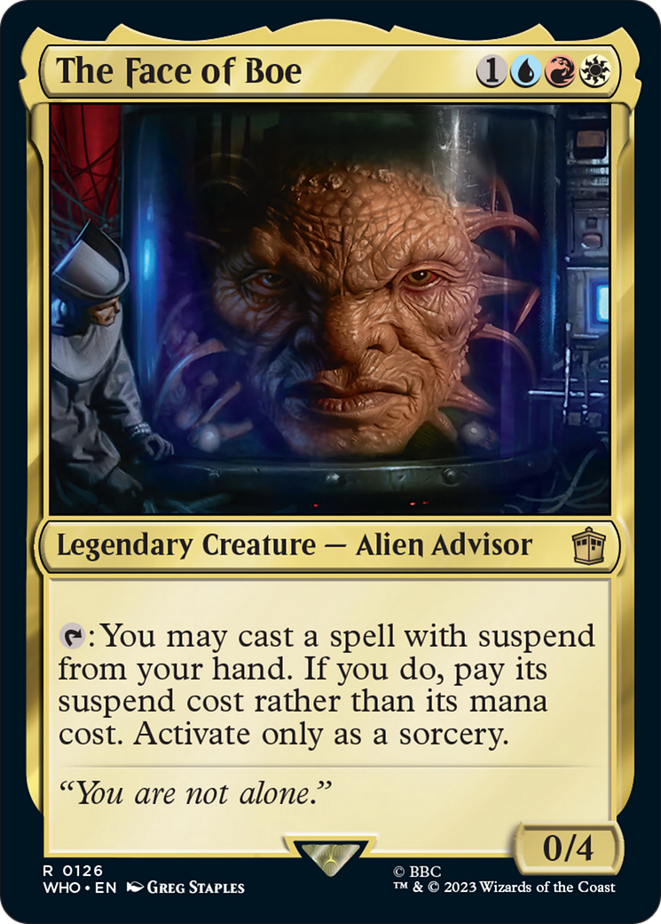 The Face of Boe [Doctor Who] | Dumpster Cat Games
