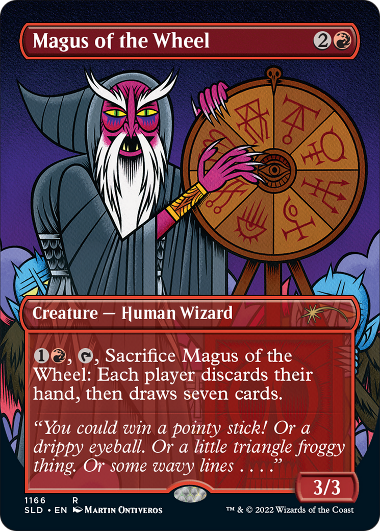 Magus of the Wheel (Borderless) [Secret Lair Drop Series] | Dumpster Cat Games