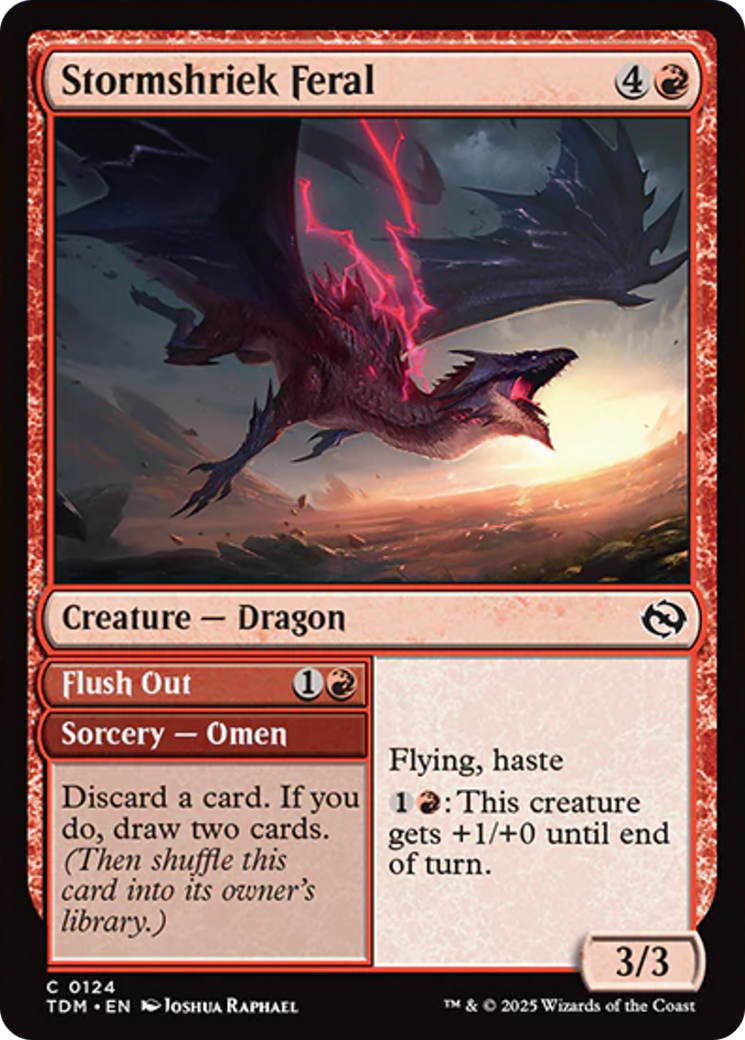 Stormshriek Feral [Tarkir: Dragonstorm] | Dumpster Cat Games