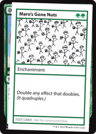 Maro's Gone Nuts (2021 Edition) [Mystery Booster Playtest Cards] | Dumpster Cat Games