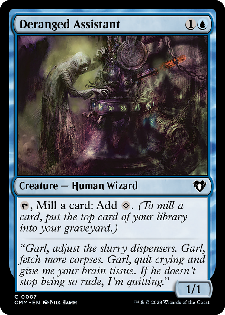 Deranged Assistant [Commander Masters] | Dumpster Cat Games