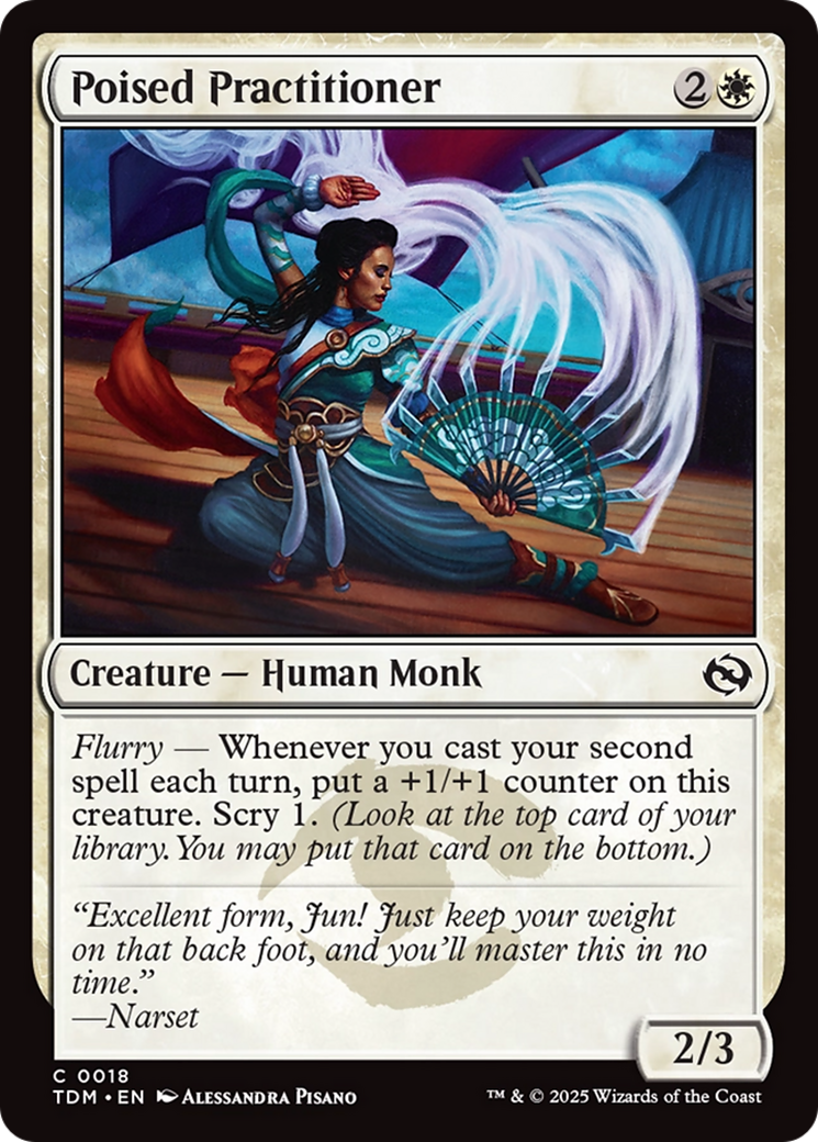 Poised Practitioner [Tarkir: Dragonstorm] | Dumpster Cat Games