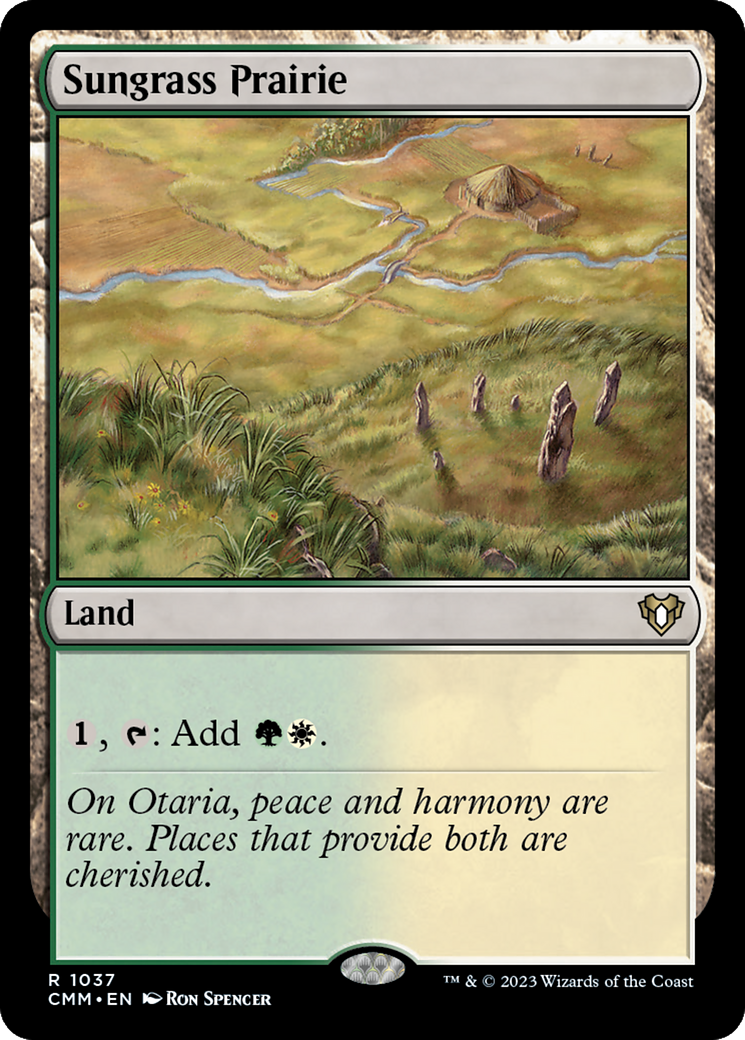 Sungrass Prairie [Commander Masters] | Dumpster Cat Games