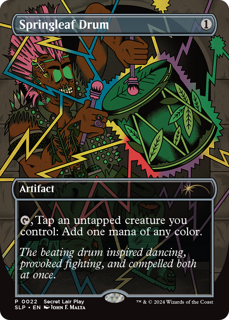 Springleaf Drum [Secret Lair Showdown] | Dumpster Cat Games