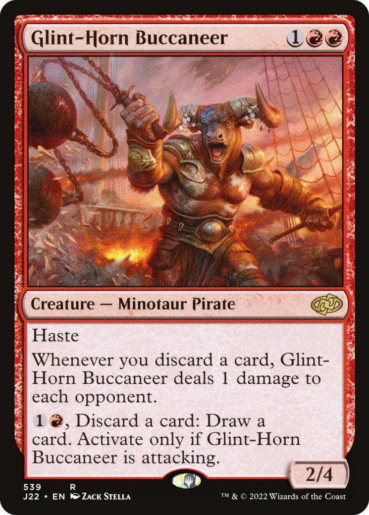 Glint-Horn Buccaneer [Jumpstart 2022] | Dumpster Cat Games