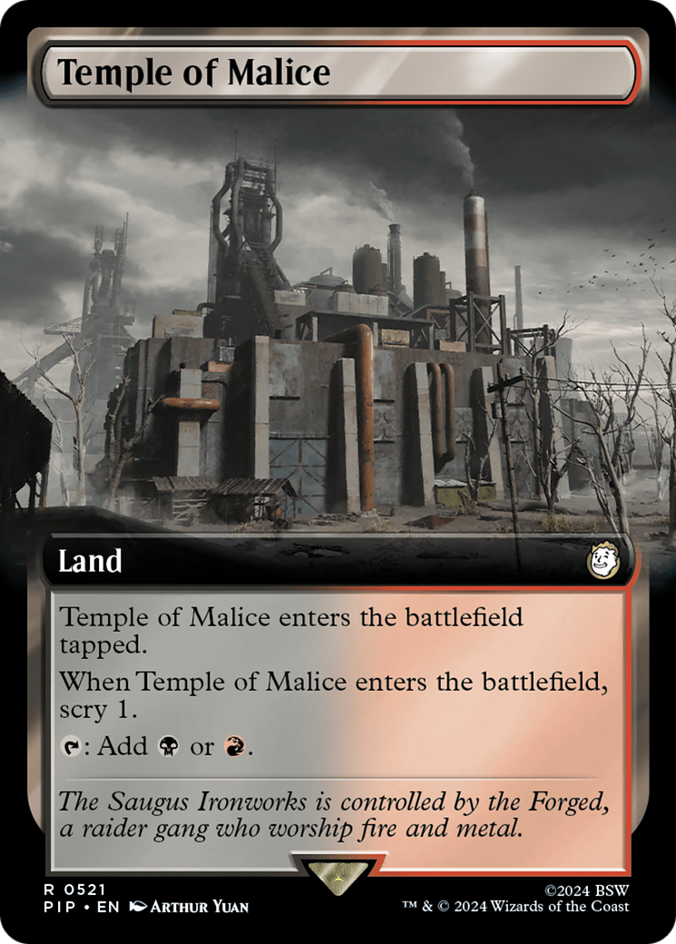 Temple of Malice (Extended Art) [Fallout] | Dumpster Cat Games