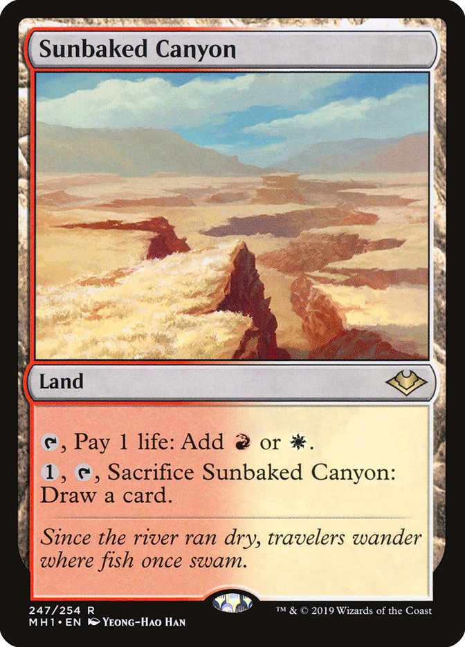 Sunbaked Canyon [Modern Horizons] | Dumpster Cat Games