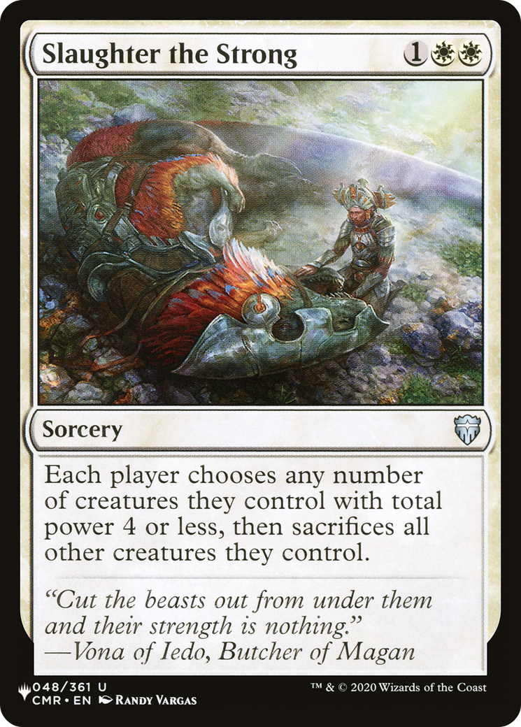 Slaughter the Strong [The List] | Dumpster Cat Games
