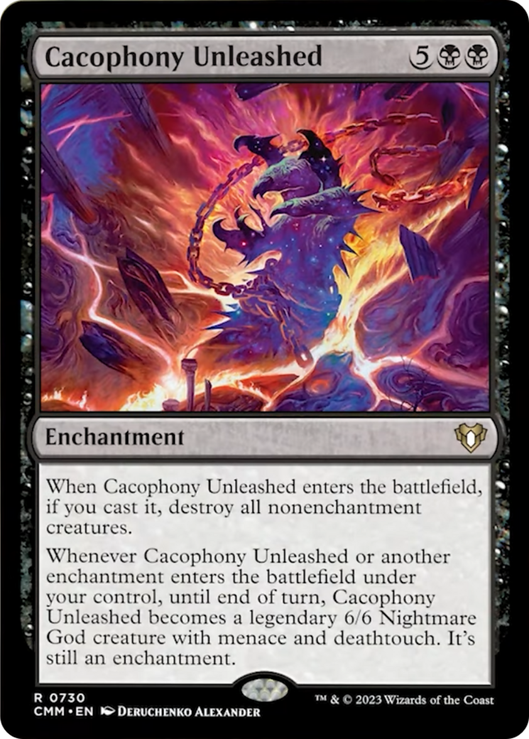 Cacophony Unleashed [Commander Masters] | Dumpster Cat Games