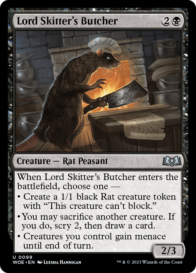 Lord Skitter's Butcher [Wilds of Eldraine] | Dumpster Cat Games