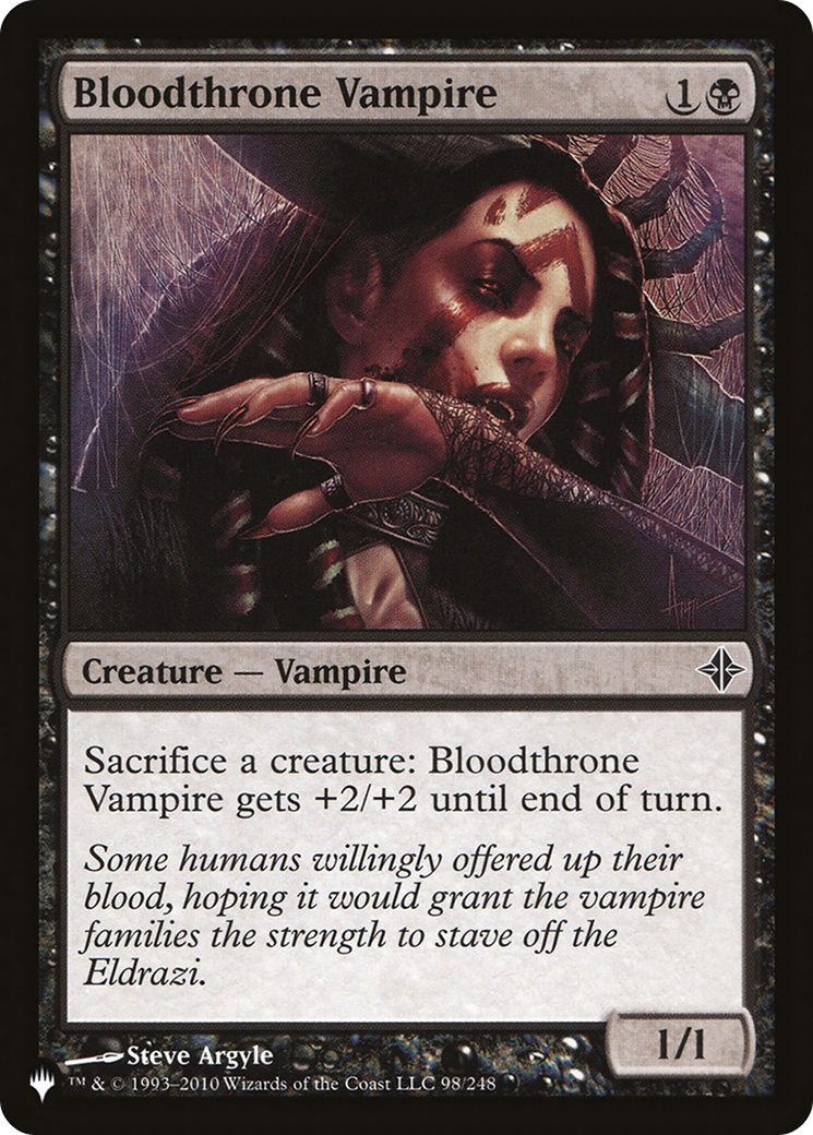 Bloodthrone Vampire [The List] | Dumpster Cat Games