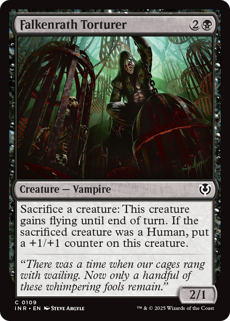 Falkenrath Torturer [Innistrad Remastered] | Dumpster Cat Games