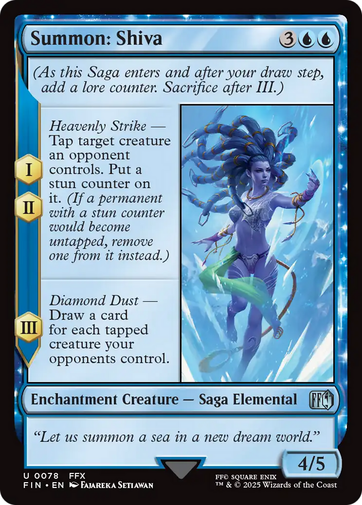 Summon: Shiva [FINAL FANTASY] | Dumpster Cat Games