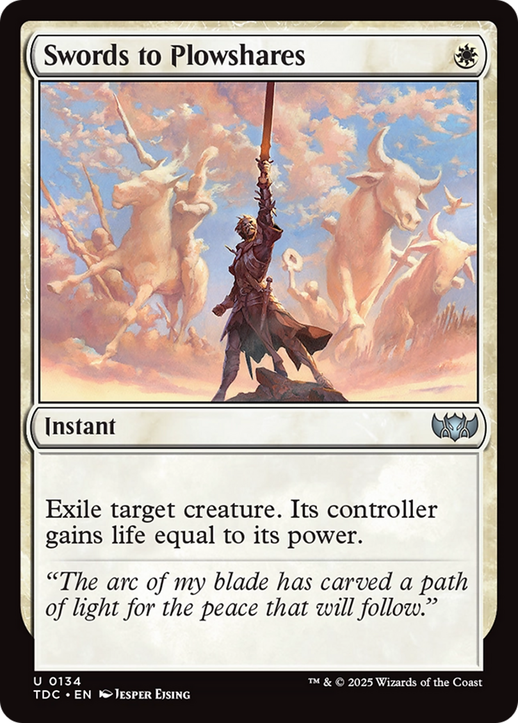 Swords to Plowshares [Tarkir: Dragonstorm Commander] | Dumpster Cat Games