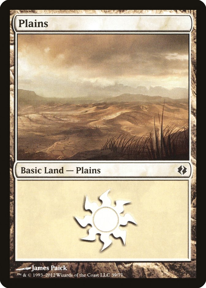 Plains (39) [Duel Decks: Venser vs. Koth] | Dumpster Cat Games
