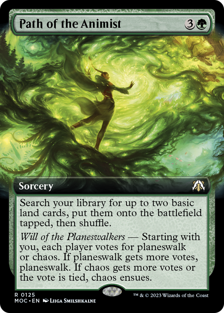 Path of the Animist (Extended Art) [March of the Machine Commander] | Dumpster Cat Games